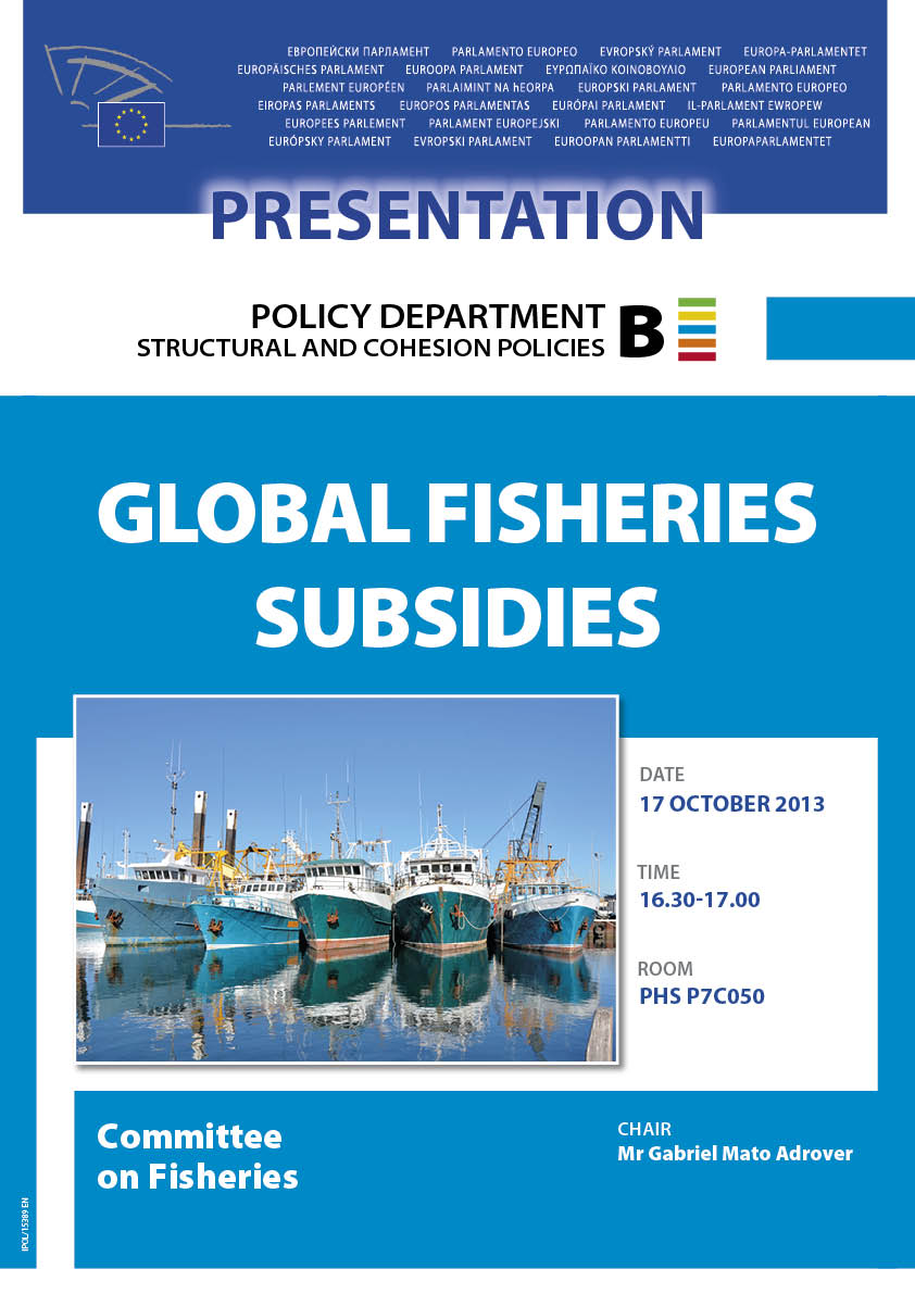 European Parliament Fisheries Committee presentation